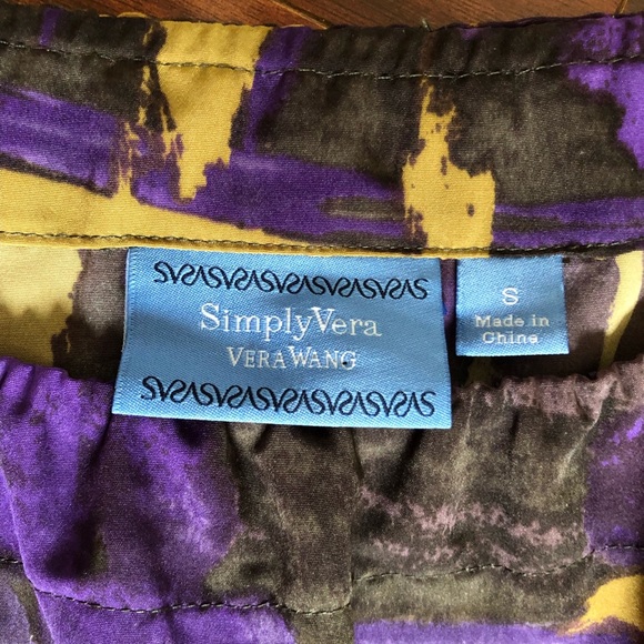 Simply Vera Vera Wang Women’s Business Casual Tunic Blouse / Dress Size Small - Picture 3 of 8